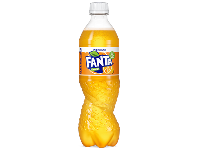 Fanta Zero Orange 50 cl. 24 stk.
