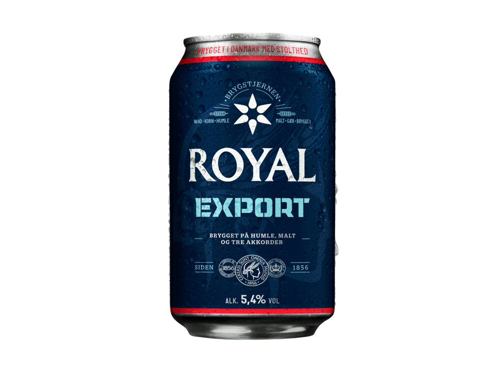 Royal Export dåse 33 cl. 24 stk.