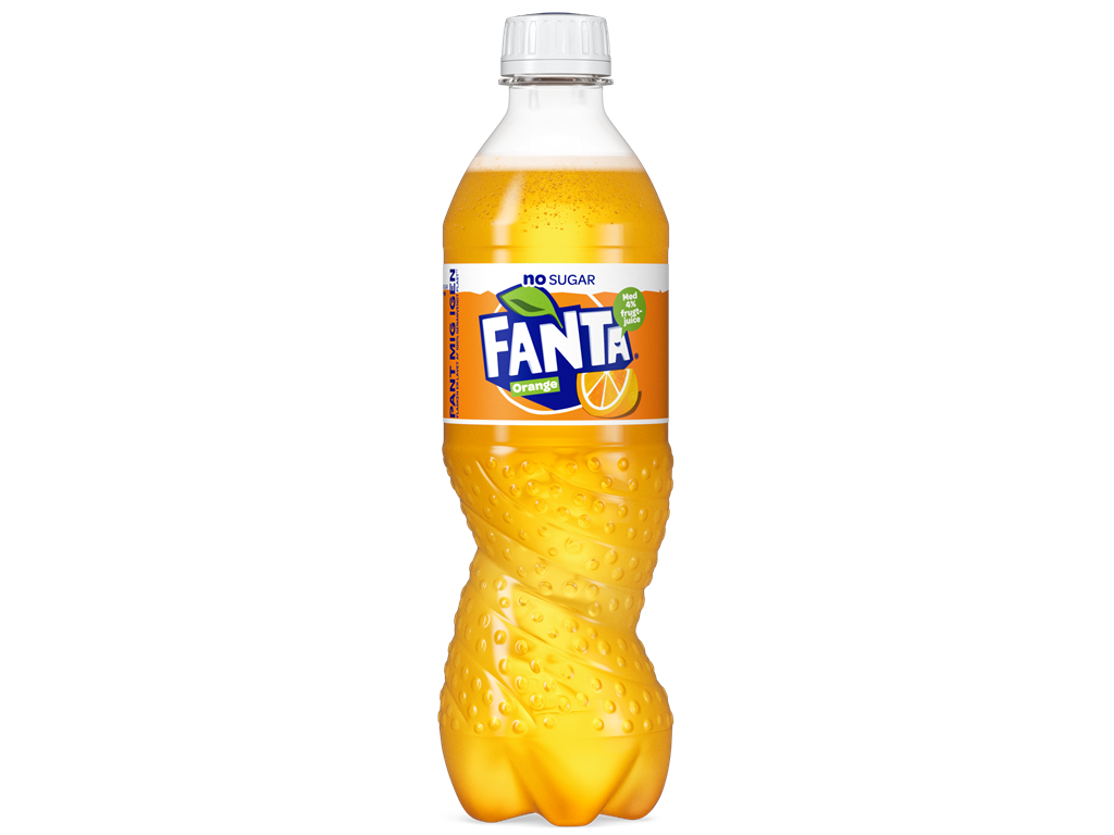 Fanta Zero Orange 50 cl. 24 stk.