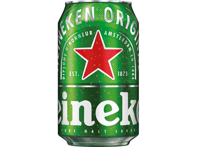 Heineken dåse 33 cl. 24 stk.