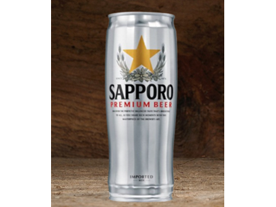 Sapporo Silver Can, 12 stk. 65 cl.